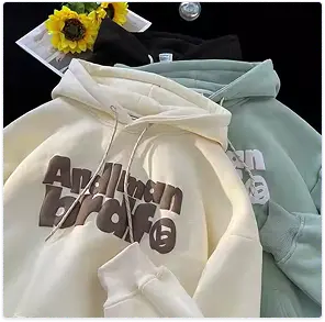 puff printed hoodies